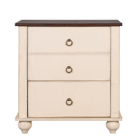 Thumbnail for 3 Drawer nightstand - Vintage nightstands