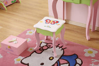 Thumbnail for White Kids Dresser with Mirror