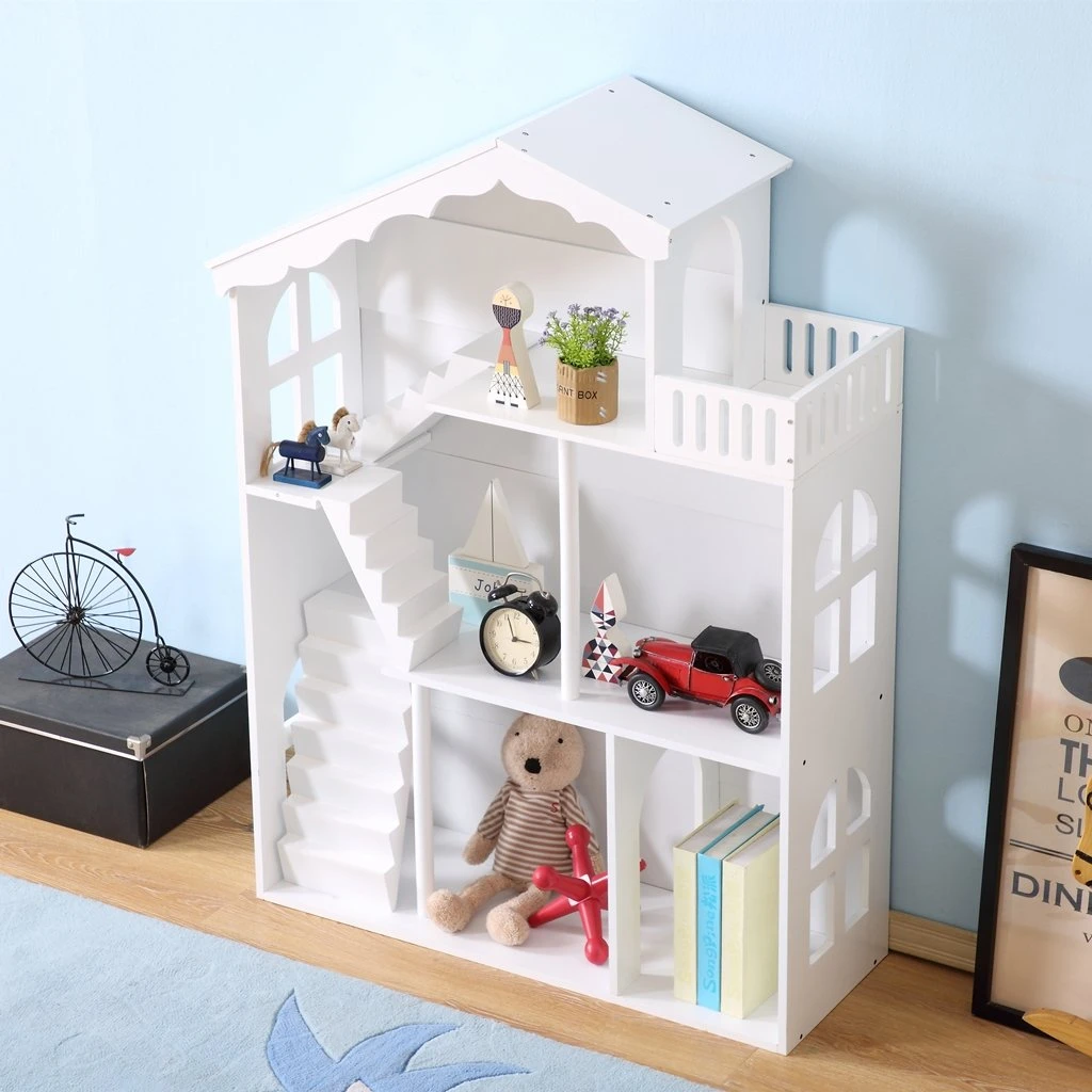 Kids Dollhouse Bookshelf