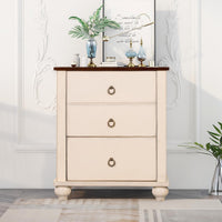Thumbnail for 3 Drawer nightstand - Vintage nightstands