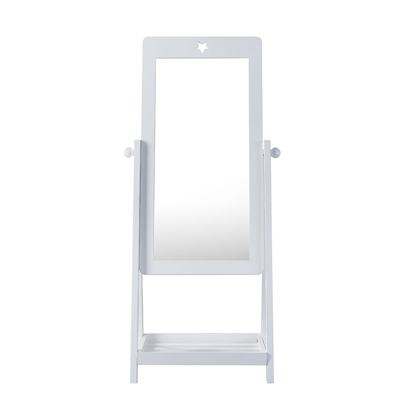 standing mirror with storage