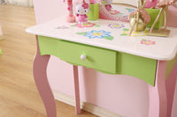 Thumbnail for White Kids Dresser with Mirror