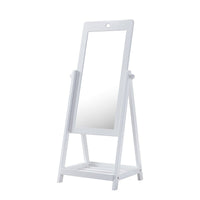 Thumbnail for White standing mirror