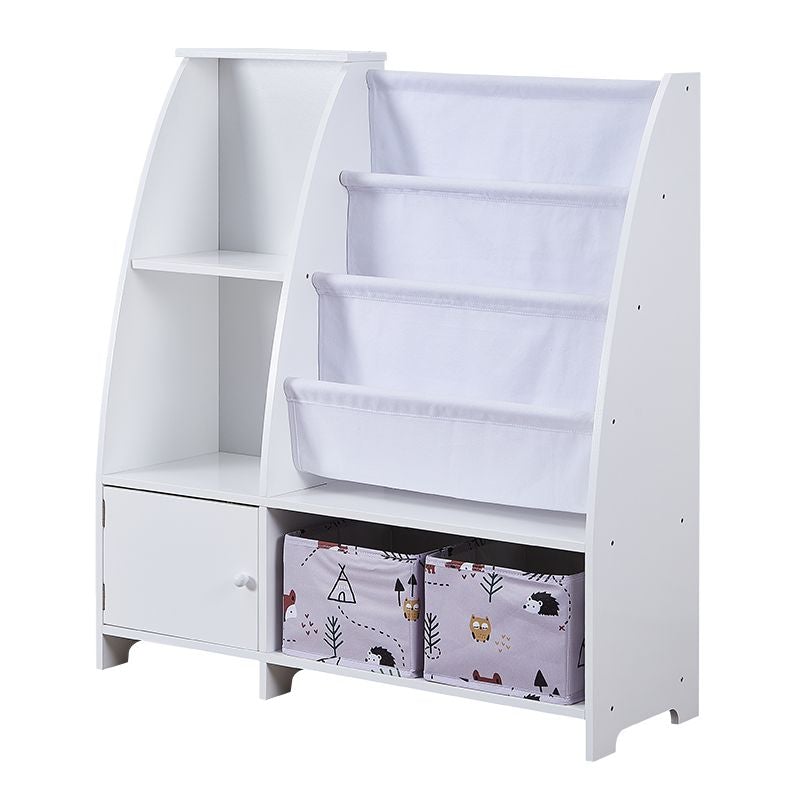 White Book Shelves