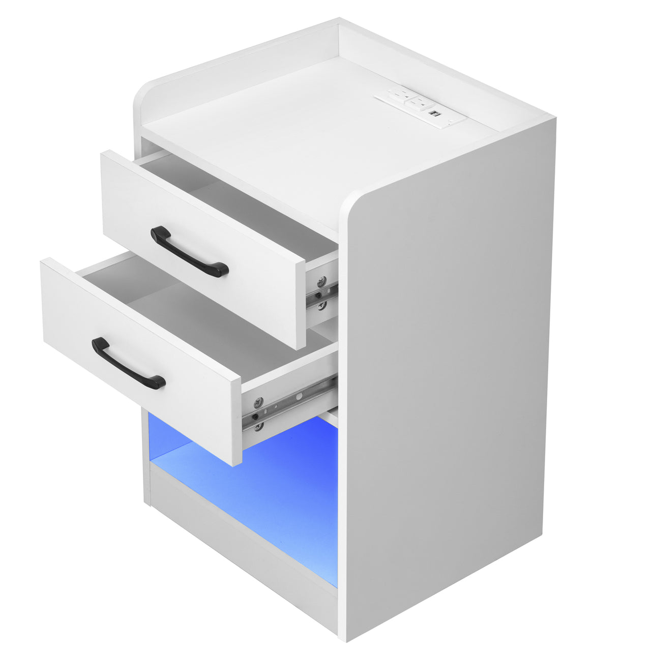 white nightstand