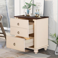Thumbnail for 3 Drawer nightstand - Vintage nightstands