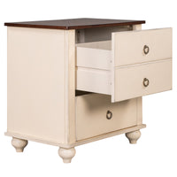 Thumbnail for 3 Drawer nightstand - Vintage nightstands