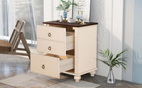 Thumbnail for 3 Drawer nightstand - Vintage nightstands