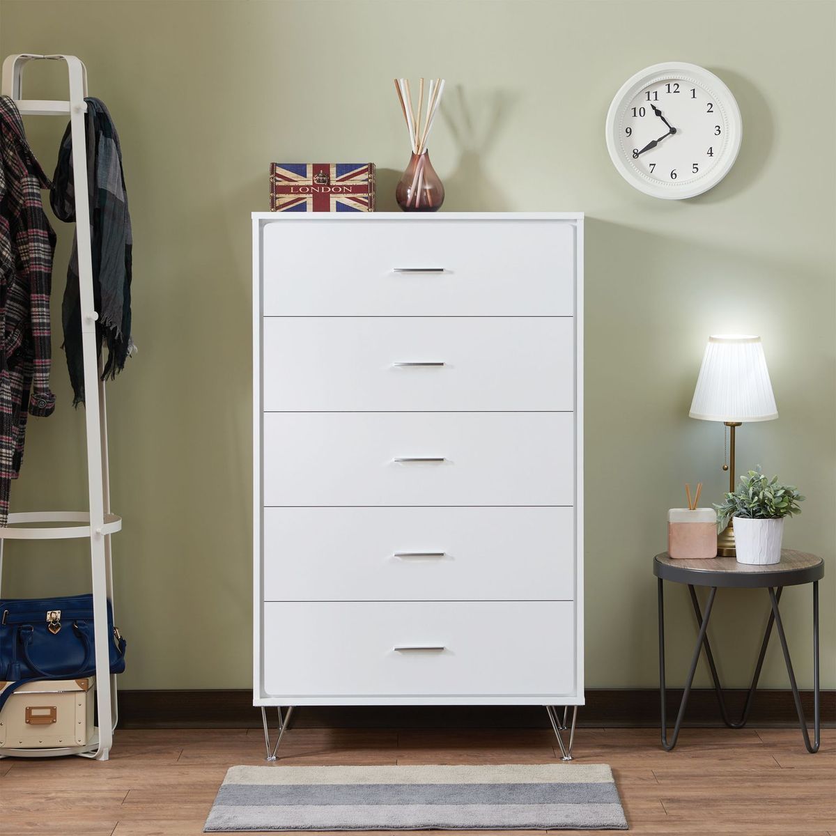 white dresser drawers