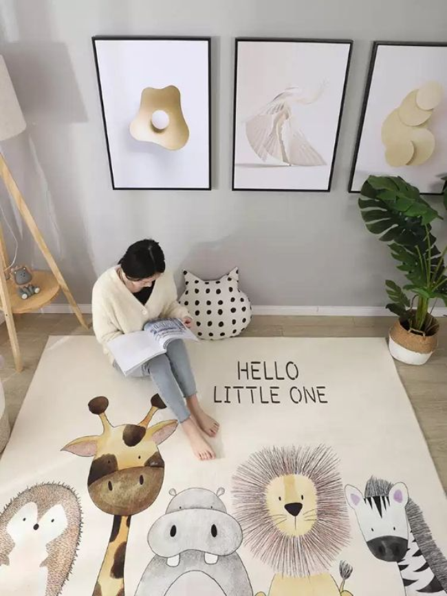 zebra rug