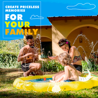 Thumbnail for Splash Pad Baby Pool & Sprinkler, Outdoor Water Summer Toy