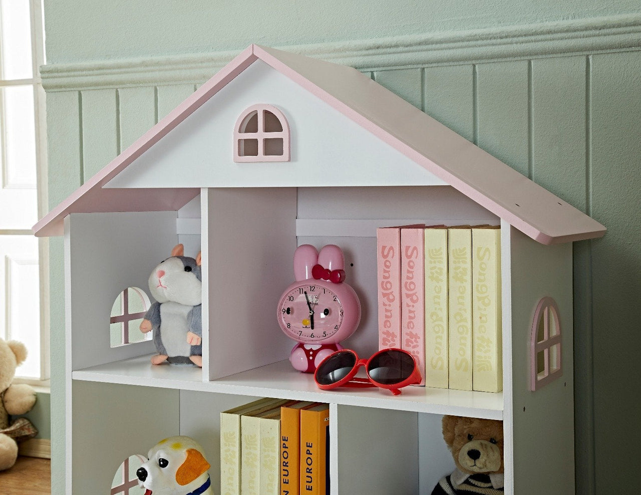 Kids Dollhouse Bookshelf