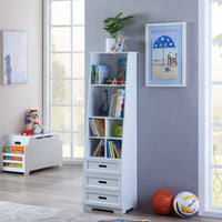 Thumbnail for Small white bookcase