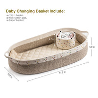 Thumbnail for diaper basket for changing table