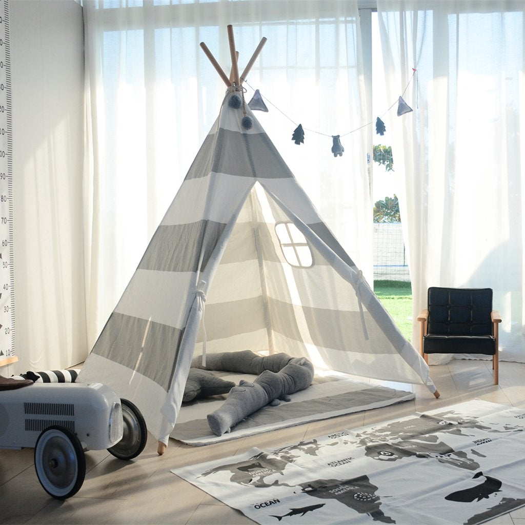 Canvas play tent-Teepee playhouse