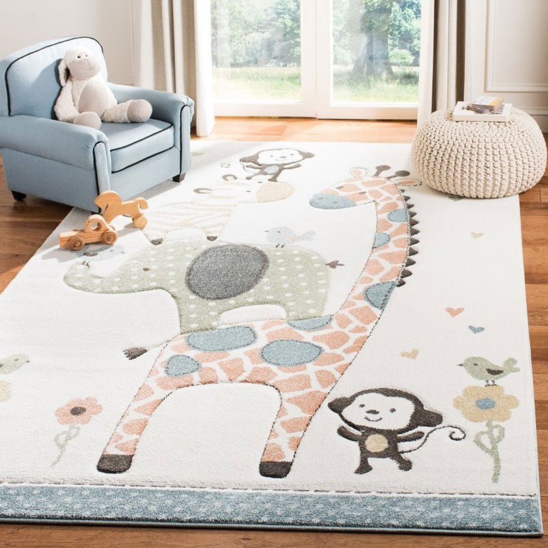 Safari nursery rug