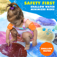 Thumbnail for Splash Pad Baby Pool & Sprinkler, Outdoor Water Summer Toy